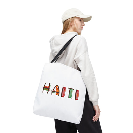 Haiti Art Limited Edition Heritage Tote Bag African Roots Design - CreoleSizzle
