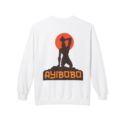 Ayibobo Legacy Spiritual Haitian Heritage Crewneck Sweatshirt Afro-Spiritual Series Unisex Midweight Fleece