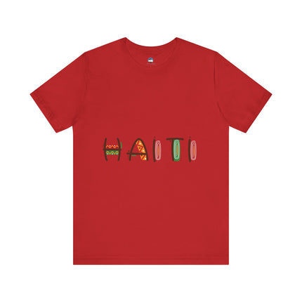 Lakou Vibes Vibrant Haiti Graphic Tee Cultural Pride Series Unisex Short Sleeve Casual Summer Outfit, Travel Souvenir