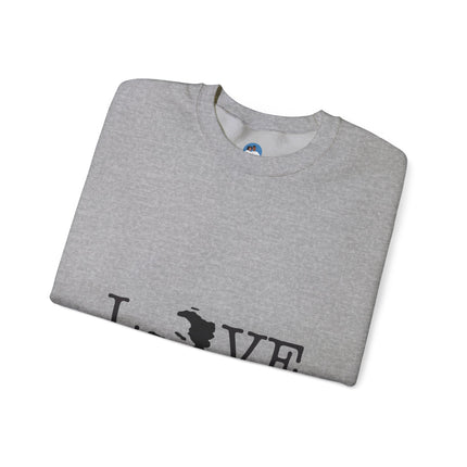 LOVE Haitian Island Edition Sweatshirt Minimalist Heritage Series Love Crewneck Sweatshirt