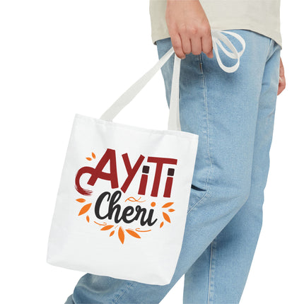 Ayiti Chéri Limited Edition Heritage Tote Bag Sweet Haiti Design - CreoleSizzle