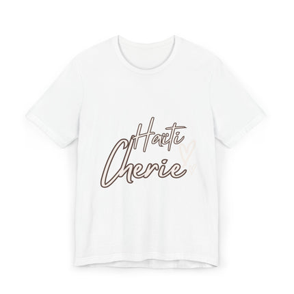 Haiti Cherie Unisex T-Shirt Celebrate Haitian Culture Soft Cotton Classic Fit Unisex Jersey T-Shirt - CreoleSizzle