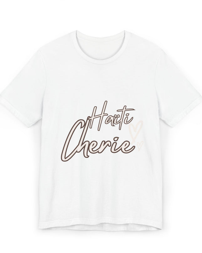 Haiti Cherie Unisex T-Shirt Celebrate Haitian Culture Soft Cotton Classic Fit Unisex Jersey T-Shirt - CreoleSizzle