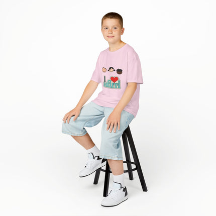 Kids "I Love Haiti" T-Shirt - Fun Haitian Pride Tee for Everyday Wear - Ethically Made Children’s Cotton Shirt - CreoleSizzle
