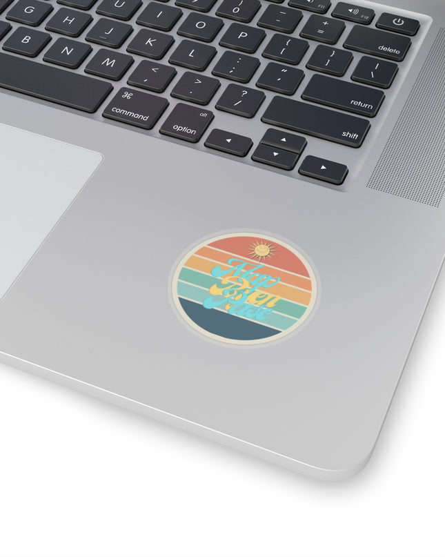 Map Byen Pase Vinyl Sticker – Haitian Inspired Retro Design – Durable Glossy Décor Sticker - CreoleSizzle
