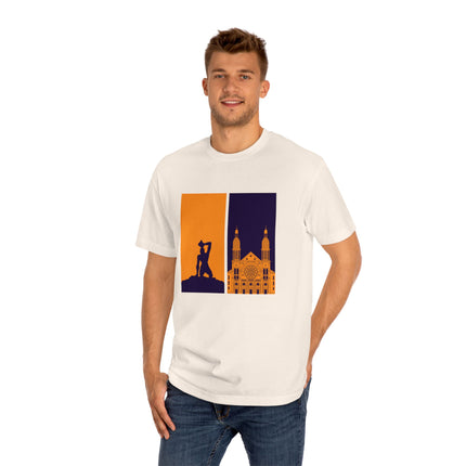 Ayiti Doubled: Shadowed Legacy Sweatshirt | Dual Heritage Graphic, Haitian Roots Apparel, Cityscape Adventure Unisex Tee - CreoleSizzle