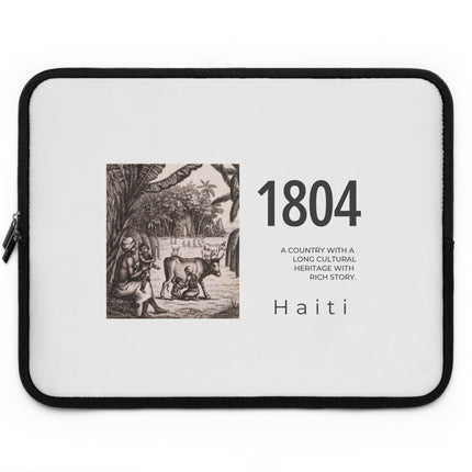 1804 Plantation Memory Haitian Independence Archival Edition Heritage Laptop Sleeve - CreoleSizzle