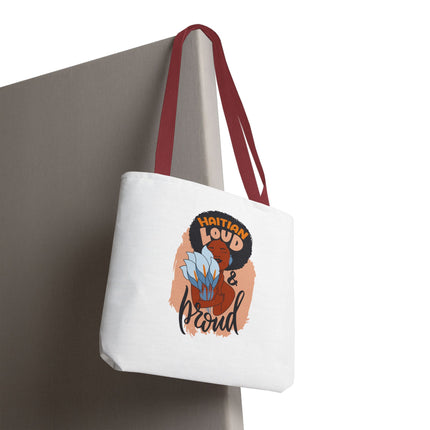 Haitian Loud & Proud Premium Cultural Tote Bags Limited Artist Edition - CreoleSizzle