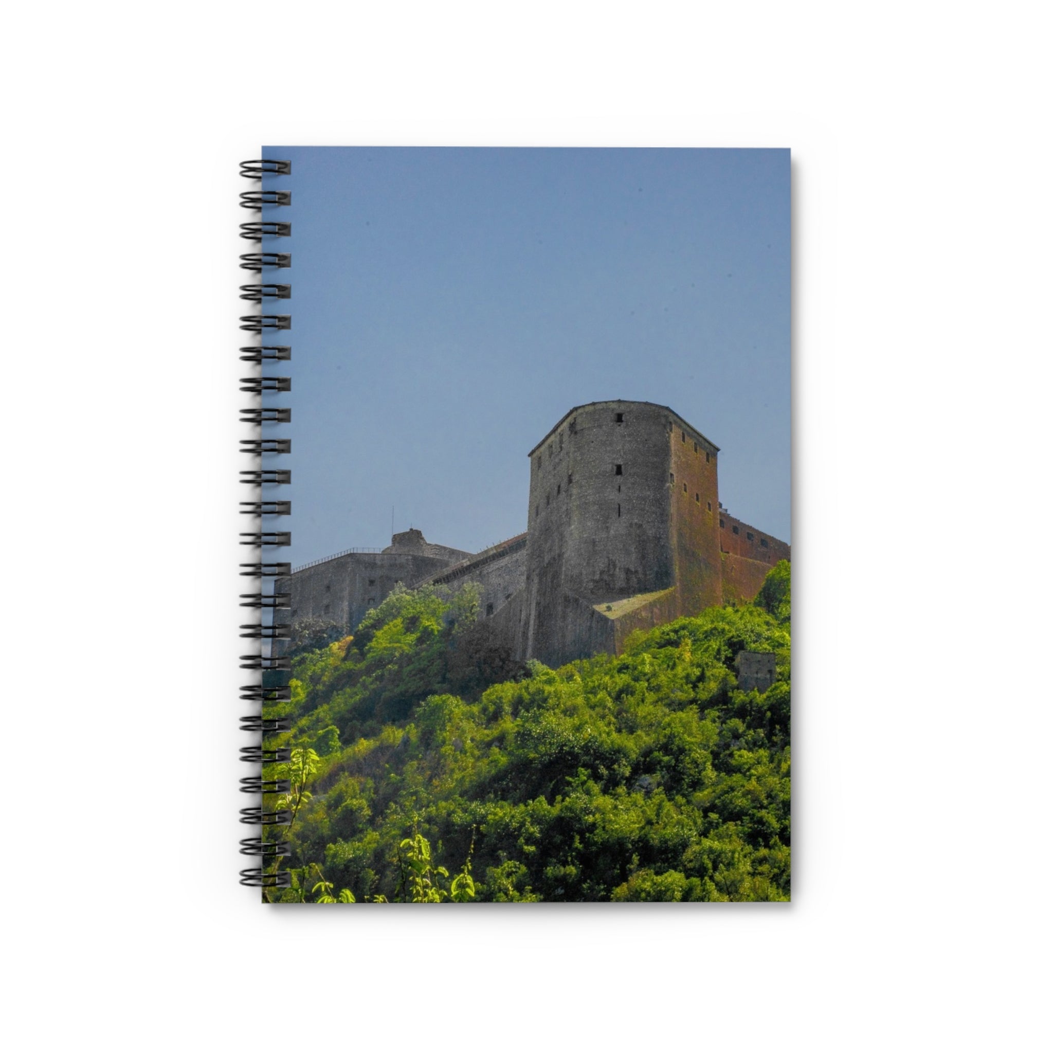 Citadelle Laferrière Notebook – Haitian Heritage Spiral Journal – 118 Pages Lined Paper