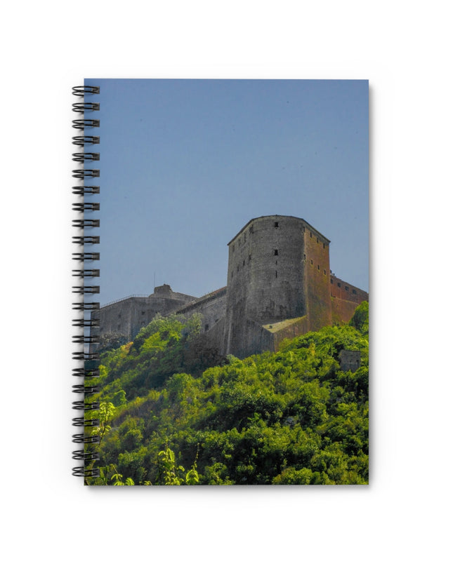 Citadelle Laferrière Notebook – Haitian Heritage Spiral Journal – 118 Pages Lined Paper - CreoleSizzle