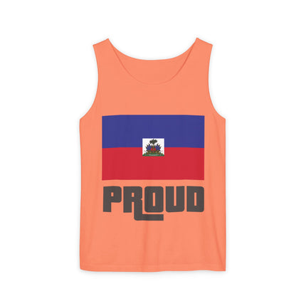Haitian Proud Tank Top GTA-Inspired Flag Remix Unisex Streetwear Cultural Pride & Gaming Nostalgia