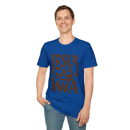 Jezi Se Wa Jesus is King T-Shirt Haitian Faith Series Premium Crewneck Faith-Inspired Unisex Softstyle T-Shirt