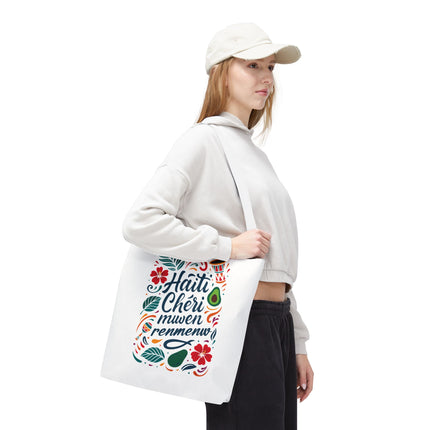 Haiti Chéri Mwen Renmenw Limited Edition Heritage Tote Love Letter to Haiti - CreoleSizzle