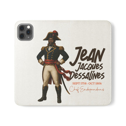 Legacy of Dessalines Limited Heritage Collector’s Tee Flip Case Stylish Phone Wallet Case Revolutionary Leadership Edition