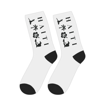 Haiti Nature Emblem Limited Heritage Mid Length Socks Coastal And Tropical Edition