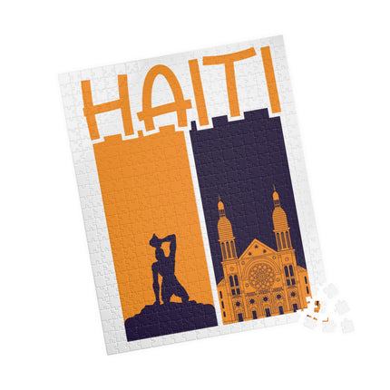 Neg Marron & Cathedral Collector’s Edition Haitian Heritage Puzzle Limited Art Series - CreoleSizzle