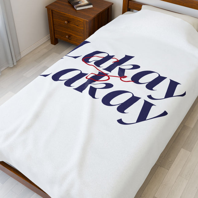 Lakay se Lakay Premium Plush Blanket Haitian Home and Heritage Pride - CreoleSizzle