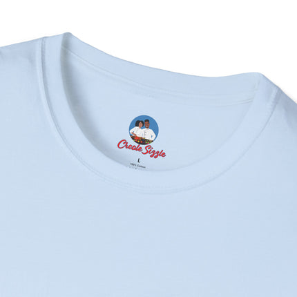 Kè Kontan Happy Heart Minimalist T-Shirt Creole Joy Collection Unisex Softstyle Tee