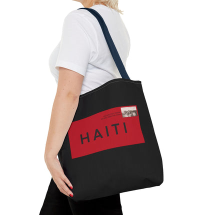 Haiti Postage Limited Edition Heritage Tote Bags Retro Seal Design - CreoleSizzle