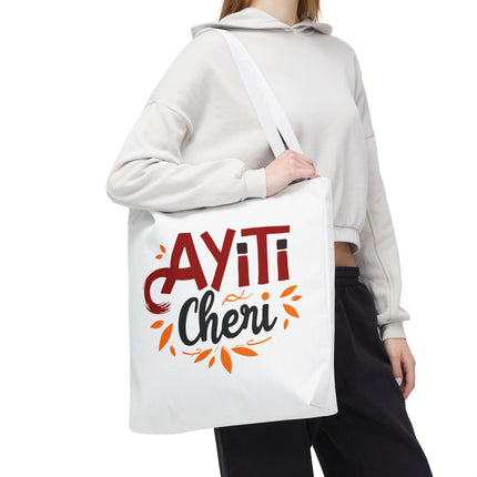 Ayiti Chéri Limited Edition Heritage Tote Bag Sweet Haiti Design - CreoleSizzle
