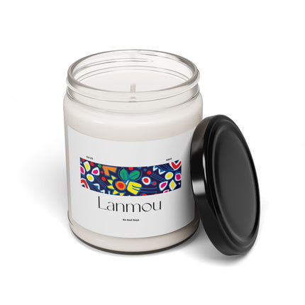 Lanmou Haitian Love & Artistry Soy Candle Creole Heritage Design Limited Edition Cultural Keepsake