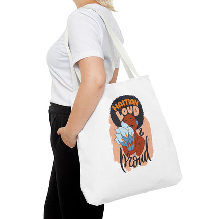 Haitian Loud & Proud Premium Cultural Tote Bags Limited Artist Edition - CreoleSizzle