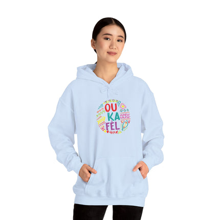 “Ou Ka Fè’l” Motivational Hoodie Unisex Heavy Blend™ Sweatshirt Haitian Creole Inspired Design Cozy Pullover for Daily Inspiration