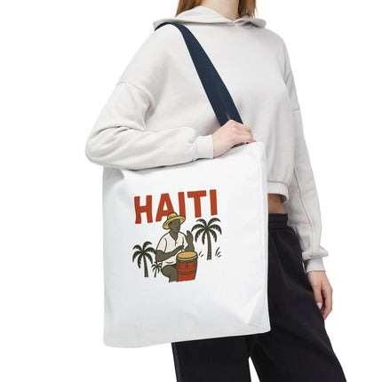 Haiti’s Heartbeat Limited Edition Heritage Tote Agricultural Roots Design - CreoleSizzle