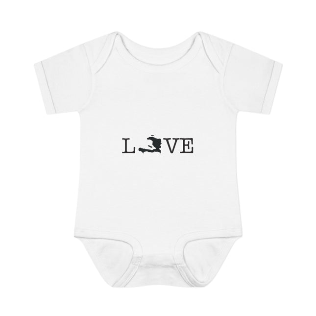 Island of Love Haitian Pride Baby Bodysuit Infant Heritage Series Premium Unisex Onesie, Cute Baby Clothes