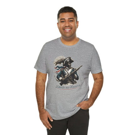 Liberté ou La Mort – Revolutionary Heritage Sweatshirt | Haitian Pride Apparel, Unisex Jersey Short Sleeve Tee - CreoleSizzle