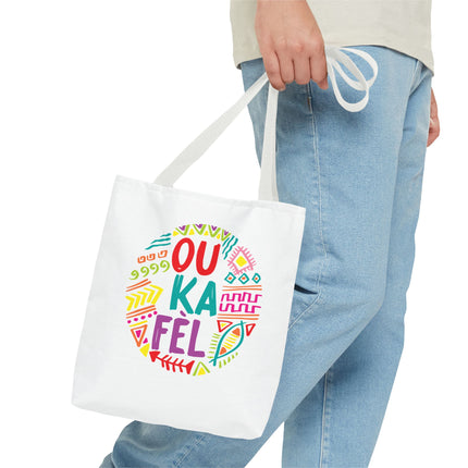 Ou Ka Fè’l Limited Edition Creole Motivation Tote Inspirational Haitian Design - CreoleSizzle