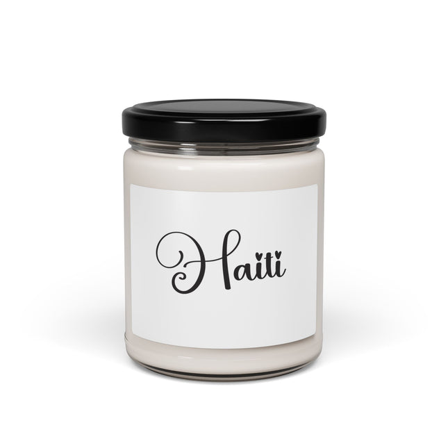 Haiti Calligraphy Limited Heritage Edition Soy Candle Minimalist Luxury - CreoleSizzle