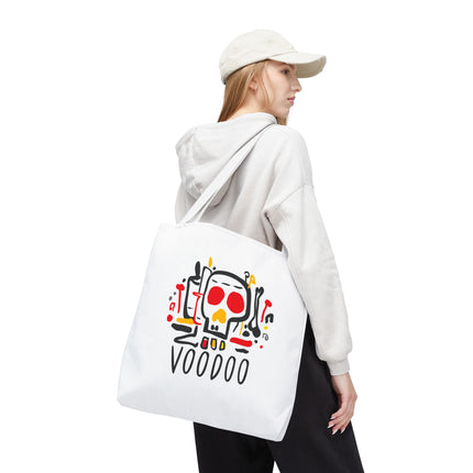 Voodoo Art Haitian Spiritual Symbols Tote Afro-Caribbean Vodou Design - CreoleSizzle