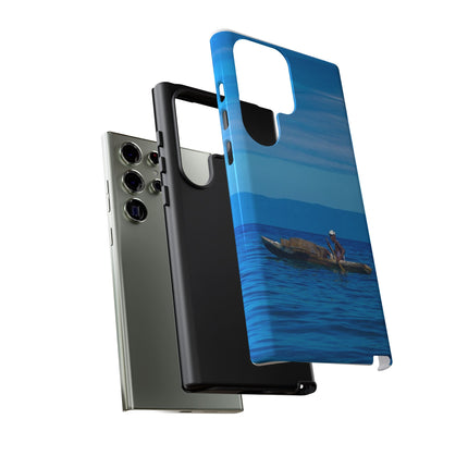 Haitian Fisherman Phone Case – Coastal Art Design – Durable, Stylish Caribbean Inspired Case - CreoleSizzle