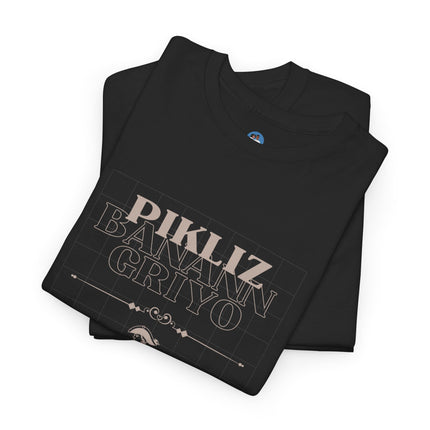 Pikliz Banann Griyo T-Shirt – Haitian Cuisine Inspired Tee – Unisex Cultural Graphic Shirt - CreoleSizzle