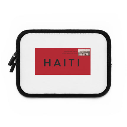 Stamped in Heritage Limited Edition Haiti Postage Laptop Sleeve Diaspora Pride Collection - CreoleSizzle