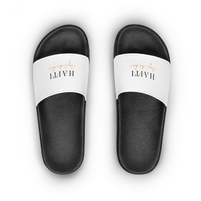 Haiti 1804 Independence Heritage Womens Slide Sandals Limited Freedom Edition