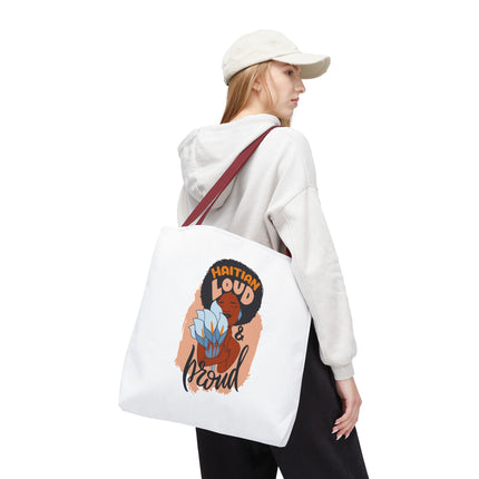 Haitian Loud & Proud Premium Cultural Tote Bags Limited Artist Edition - CreoleSizzle