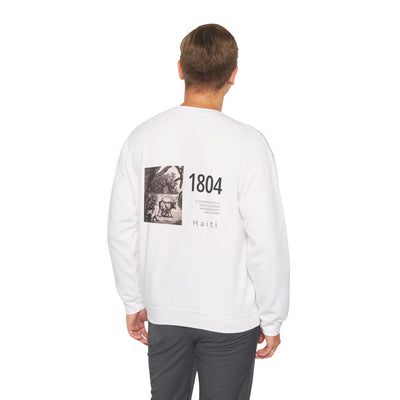 1804 Memory Capsule Haitian Independence Crewneck Heritage Reflection Series Unisex Premium Sweatshirt