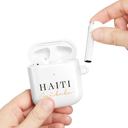 Haiti 1804 Ayibobo Heritage Pride AirPods Case Elegant Independence Edition