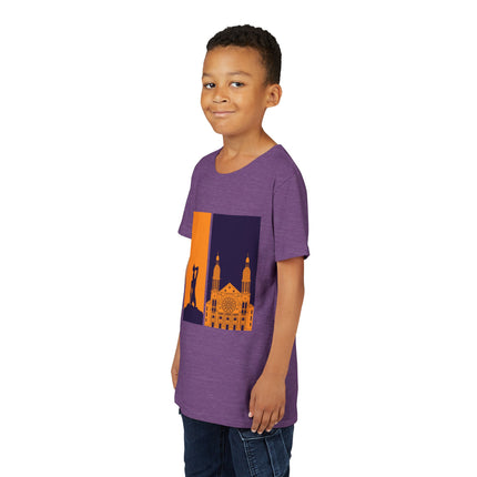 Heritage Reflections Youth T-Shirt Haitian Pride Tee Cultural Symbolism Graphic Shirt for Kids, Family Outings, School Events
