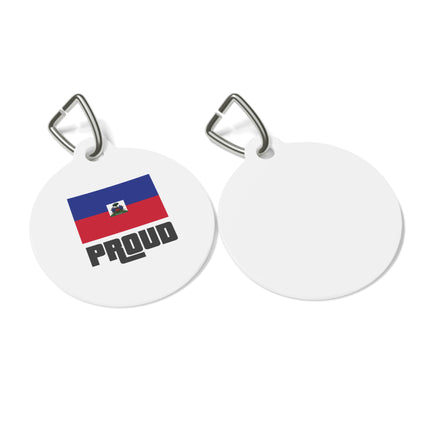Proud Haiti Flag Remix Tee Pet Tag Limited Street Heritage Edition