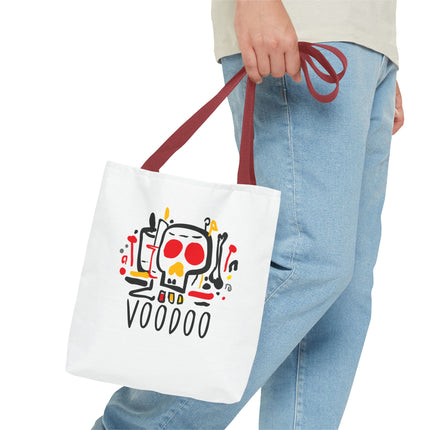 Voodoo Art Haitian Spiritual Symbols Tote Afro-Caribbean Vodou Design - CreoleSizzle