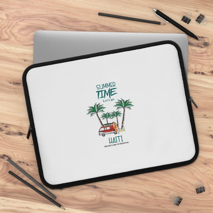 Summer Time Limited Edition Tropical Haiti Laptop Sleeve Creole Heritage Collection - CreoleSizzle