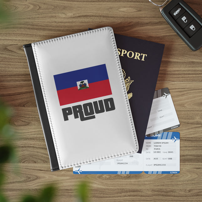 Proud in Legacy Haitian Flag Limited Edition Passport Holder Gift for Travelers