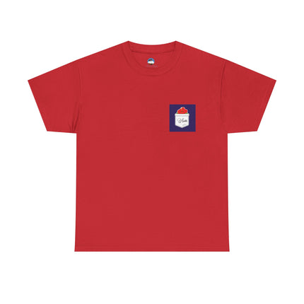 Haiti Hibiscus Pocket Tee Tropical Elegance Haitian Heritage Series Unisex Heavy Cotton T-Shirt