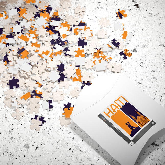 Neg Marron & Cathedral Collector’s Edition Haitian Heritage Puzzle Limited Art Series - CreoleSizzle