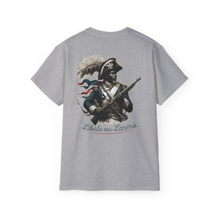 Liberty or Death Revolutionary Spirit Tee Haitian Independence Apparel Unisex Premium Cotton T-Shirt
