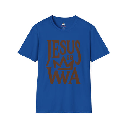 Jezi Se Wa Jesus is King T-Shirt Haitian Faith Series Premium Crewneck Faith-Inspired Unisex Softstyle T-Shirt