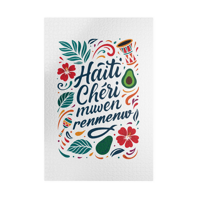 Haiti Chéri Mwen Renmenw Collector’s Edition Haitian Love Puzzle Limited Heritage Series - CreoleSizzle